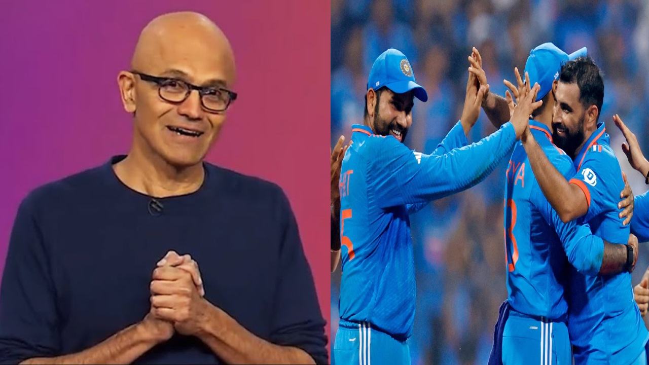 Satya Nadella : భారత్ వర్సెస్ న్యూజిలాండ్ మ్యాచ్పై మైక్రోసాఫ్ట్ సీఈఓ సత్య నాదెళ్ల ఆసక్తికర వ్యాఖ్యలు.. రాత్రంతా మేల్కొని.. Satya Nadella : భారత్ వర్సెస్ న్యూజిలాండ్ మ్యాచ్పై మైక్రోసాఫ్ట్ సీఈఓ సత్య నాదెళ్ల ఆసక్తికర వ్యాఖ్యలు.. రాత్రంతా మేల్కొని..