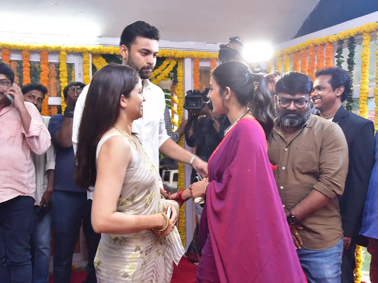 Niharika as a Producer New Movie Opening Ceremony