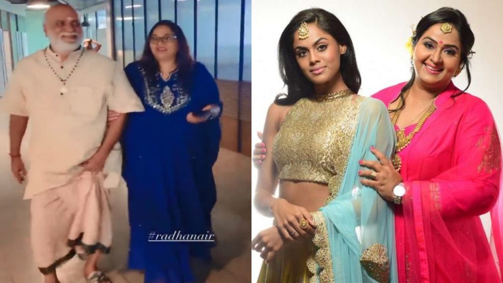 Radha meets Raghavendra Rao after long gap for her daughter Karthika Nair wedding