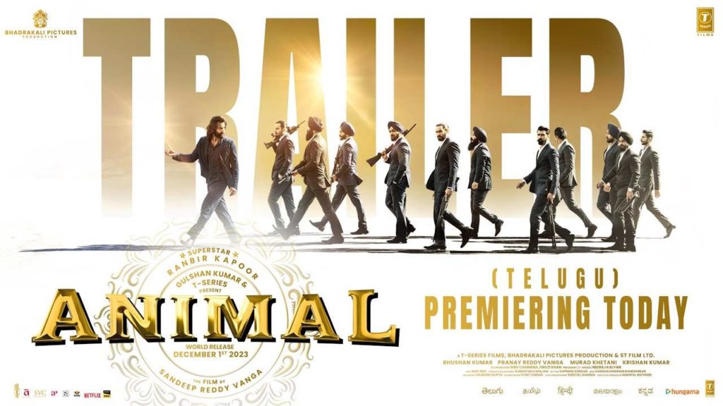 Ranbir Kapoor Rashmika Mandanna Animal movie trailer released