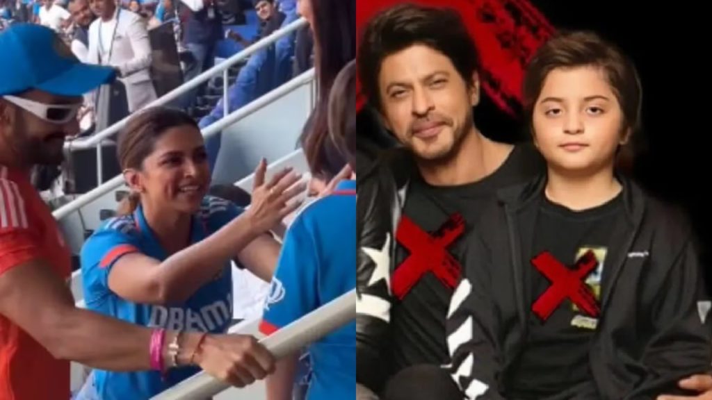 Ranveer Singh Deepika Padukone lovely moments with Shah Rukh Khan kids