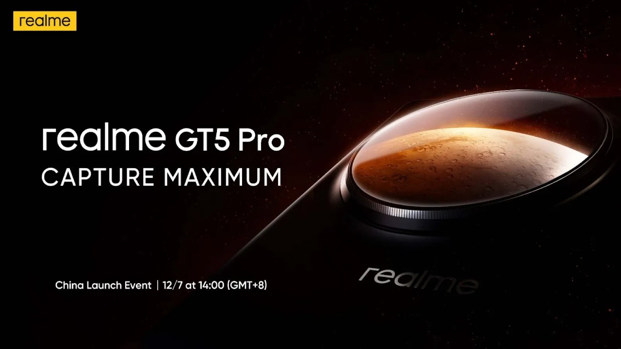 Realme GT 5 Pro Launch Set for December 7