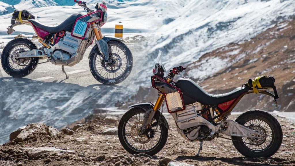 Royal Enfield’s First-Ever Himalayan Electric Concept Motorcycle