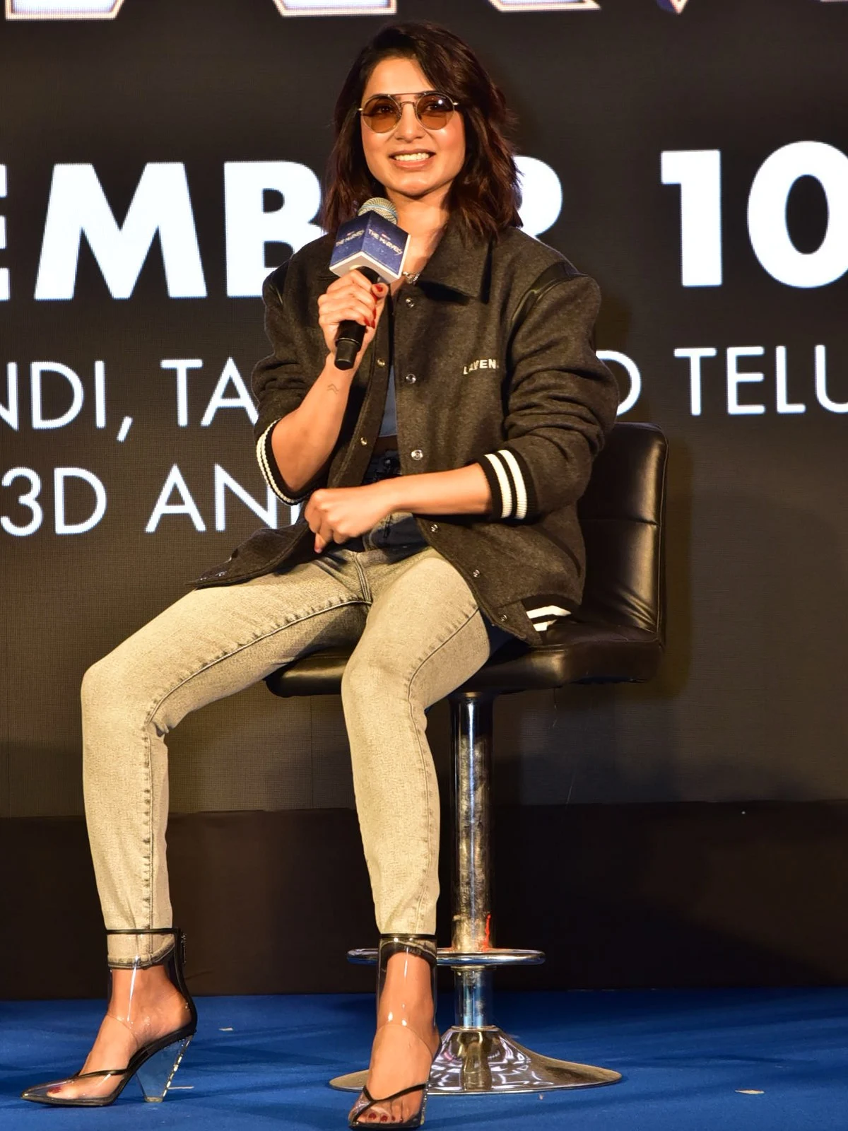 Samantha stylish look photos at The Marvels movie event