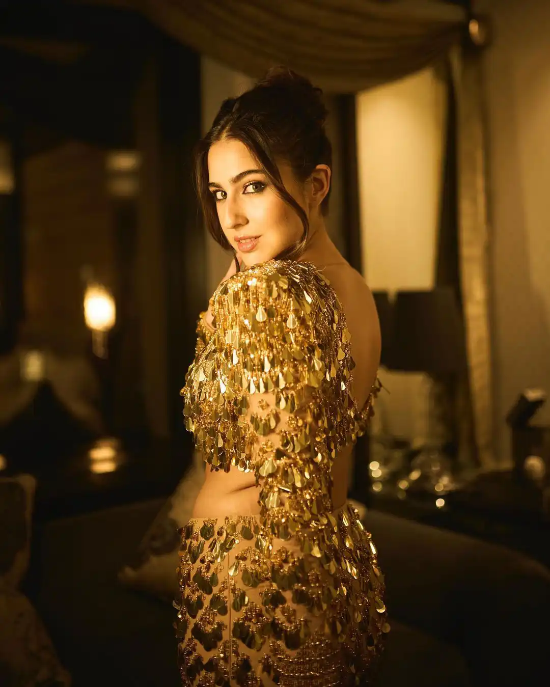 Sara Ali Khan Glitter with Glamour Photos