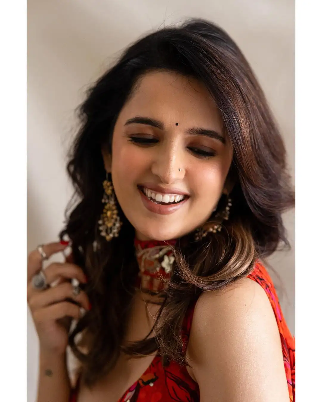 Shirley Setia Superb Looks in Ghagra Choli Dress