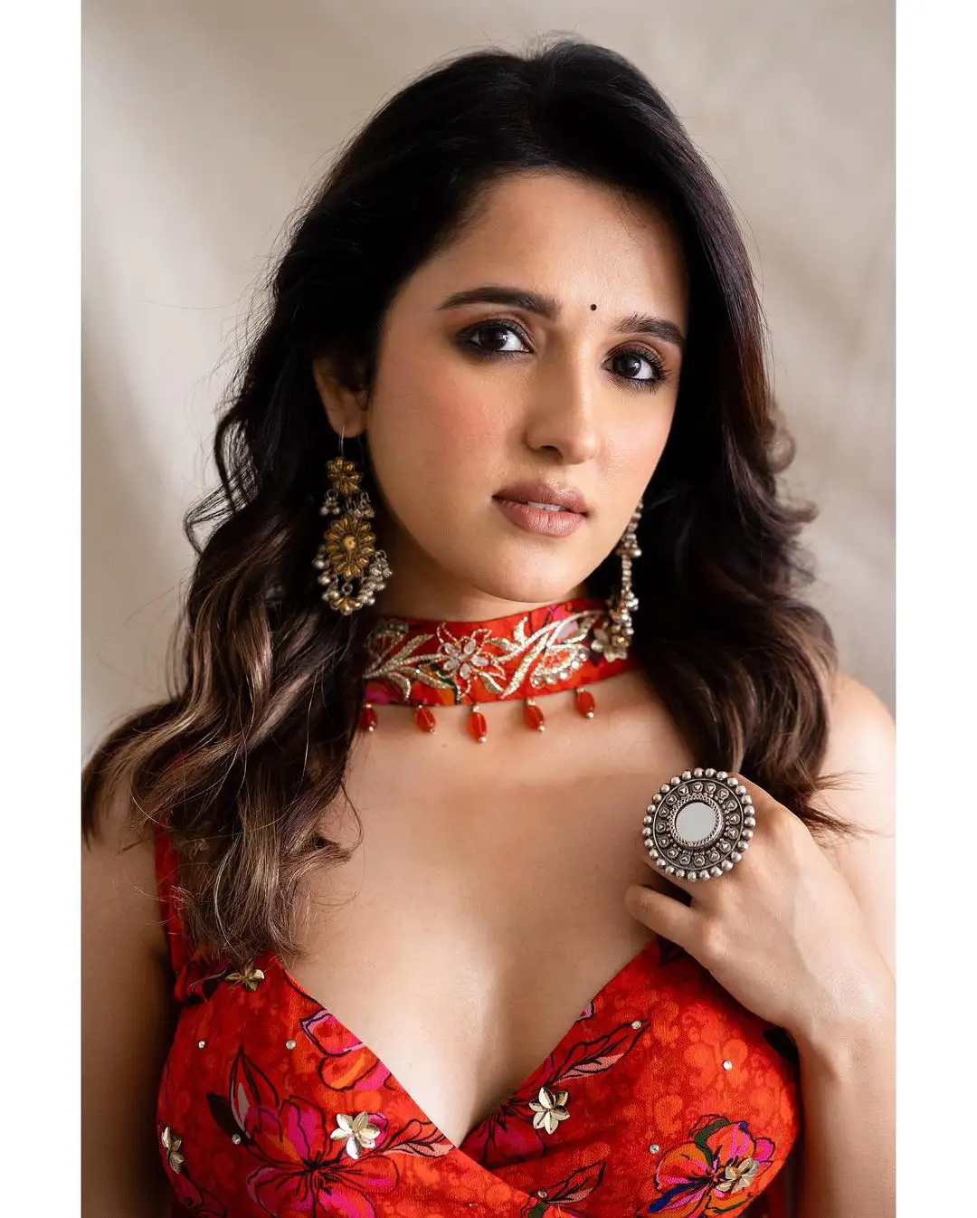 Shirley Setia Superb Looks in Ghagra Choli Dress