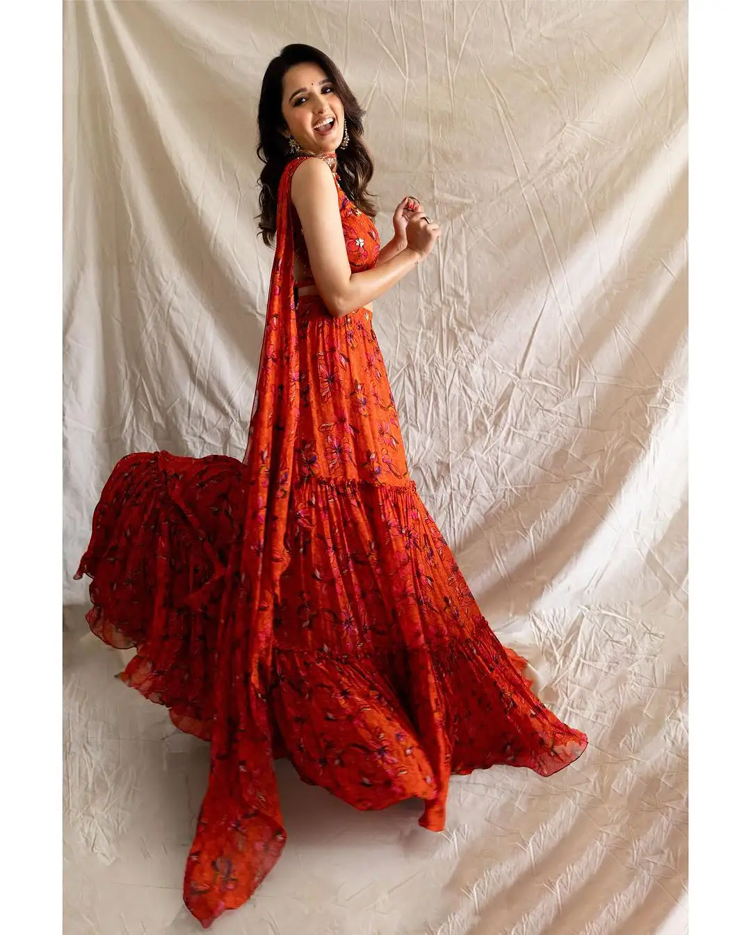 Shirley Setia Superb Looks in Ghagra Choli Dress