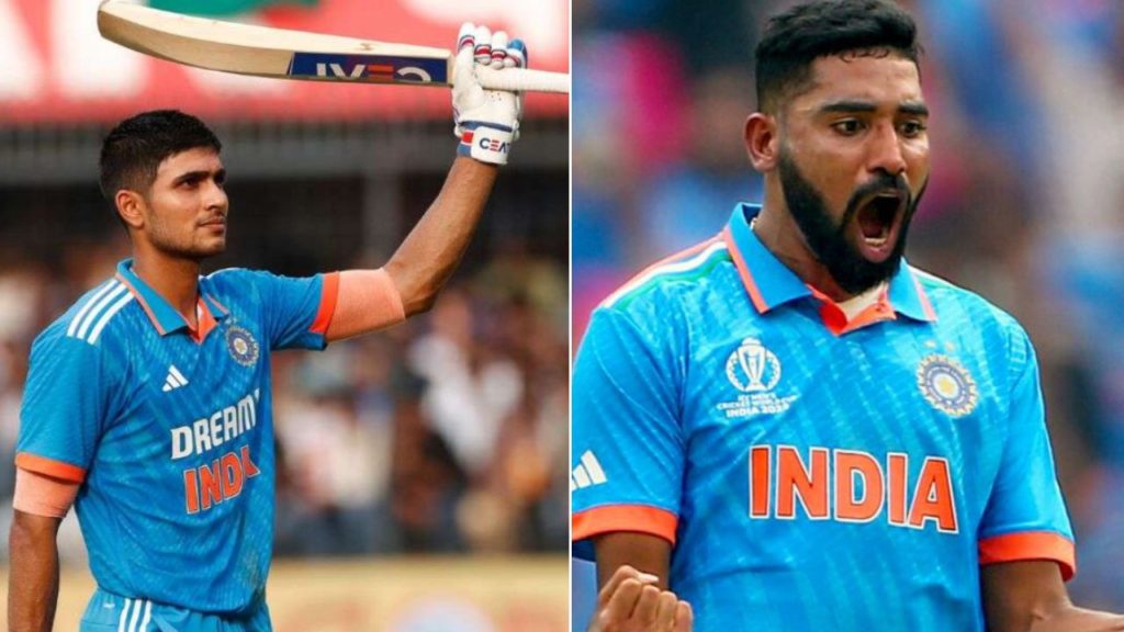 Shubman Gill Mohammed Siraj