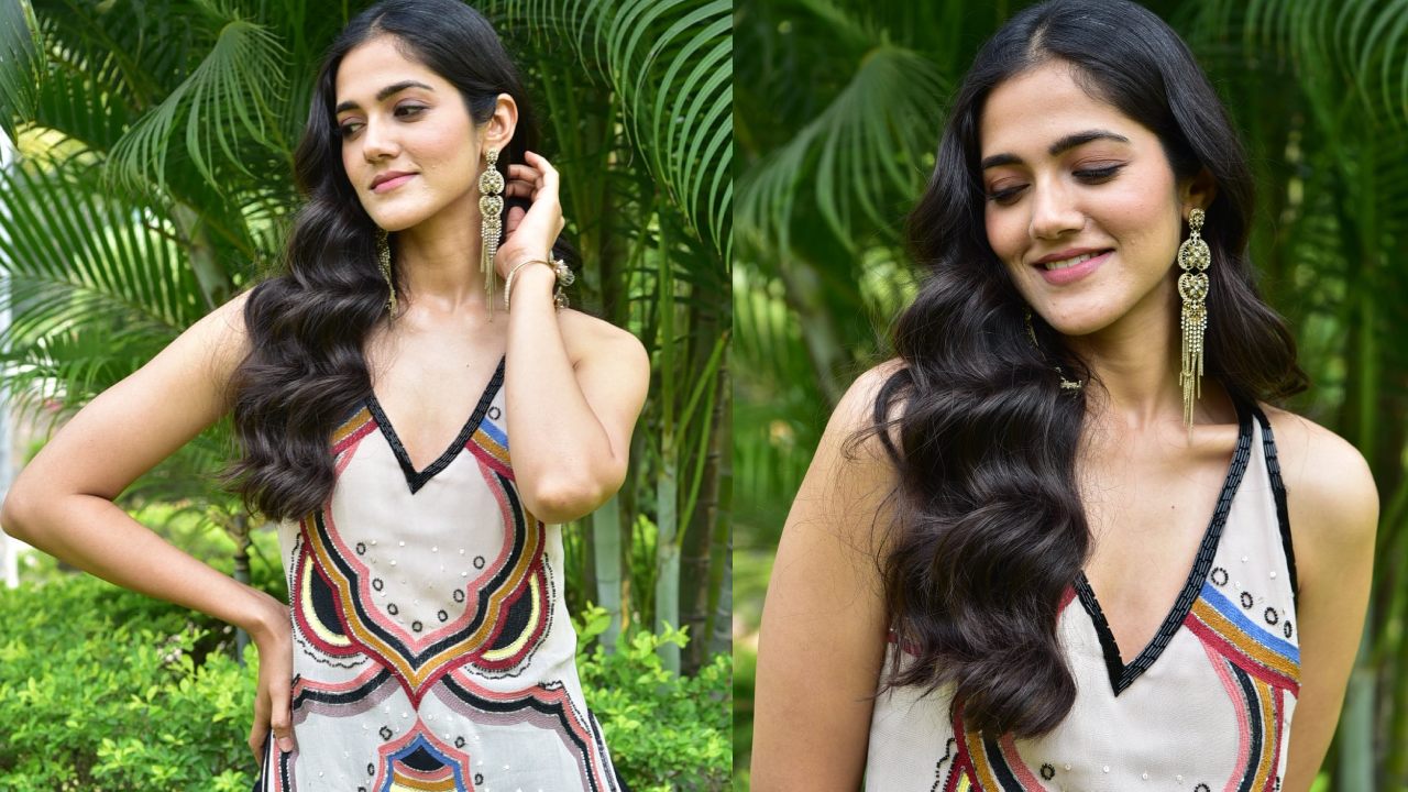 Simran Choudhary : ‘అథర్వ’ ట్రైలర్ లాంచ్ ఈవెంట్‌లో సిమ్రాన్ చౌదరి ఫోటోలు..