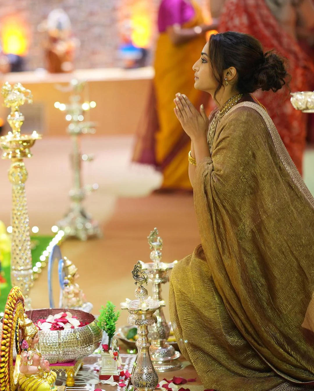 South Actress Reba Monica John Latest Saree Photos