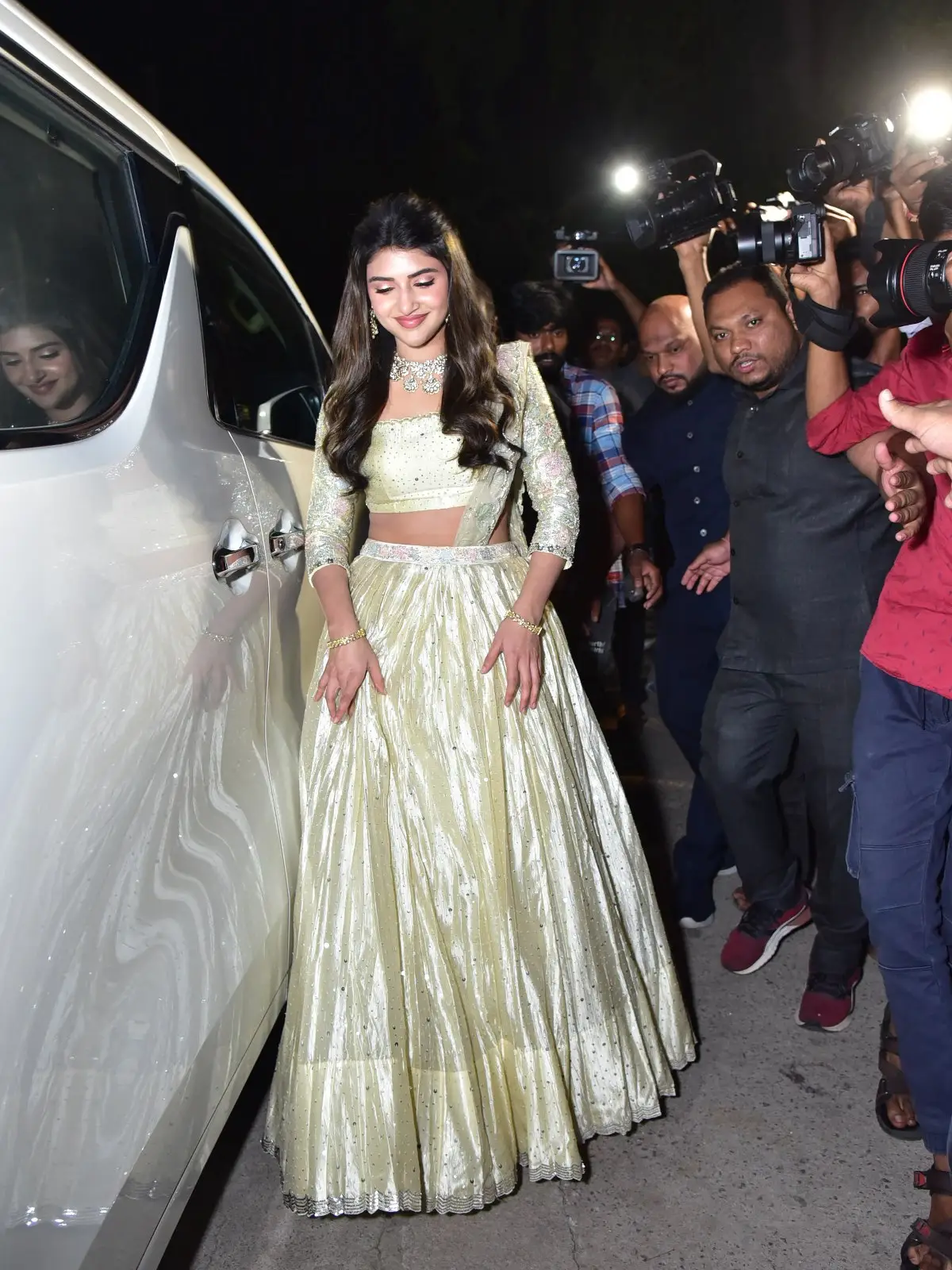 Sreeleela Photos at Balakrishna Bhagavanth Kesari Success Meet