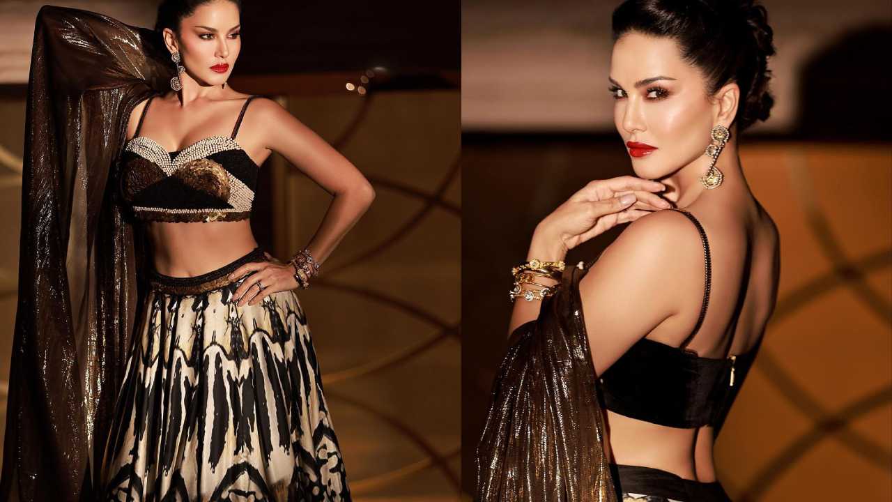 Sunny Leone : గాగ్రాచోళీలో సన్నీలియోన్ ట్రెడిషినల్ అందాలు..