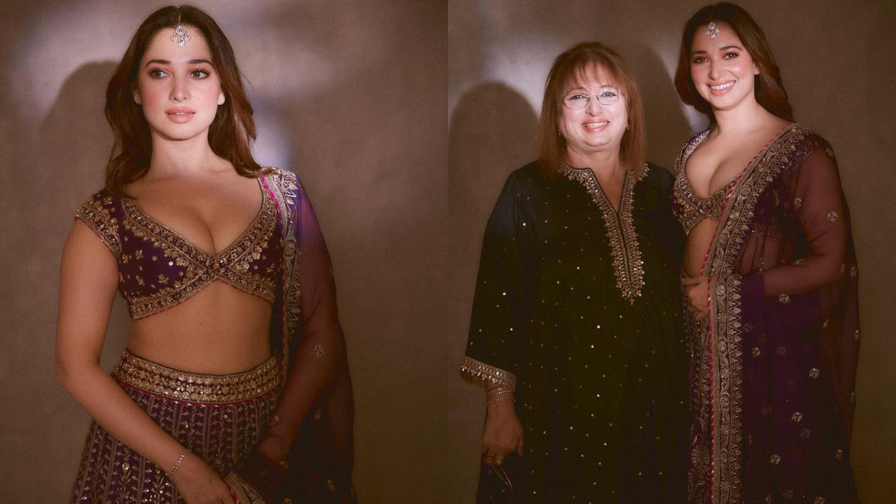 Tamannaah Bhatia : తల్లితో కలిసి తమన్నా దీపావళి స్పెషల్ ఫొటోషూట్..