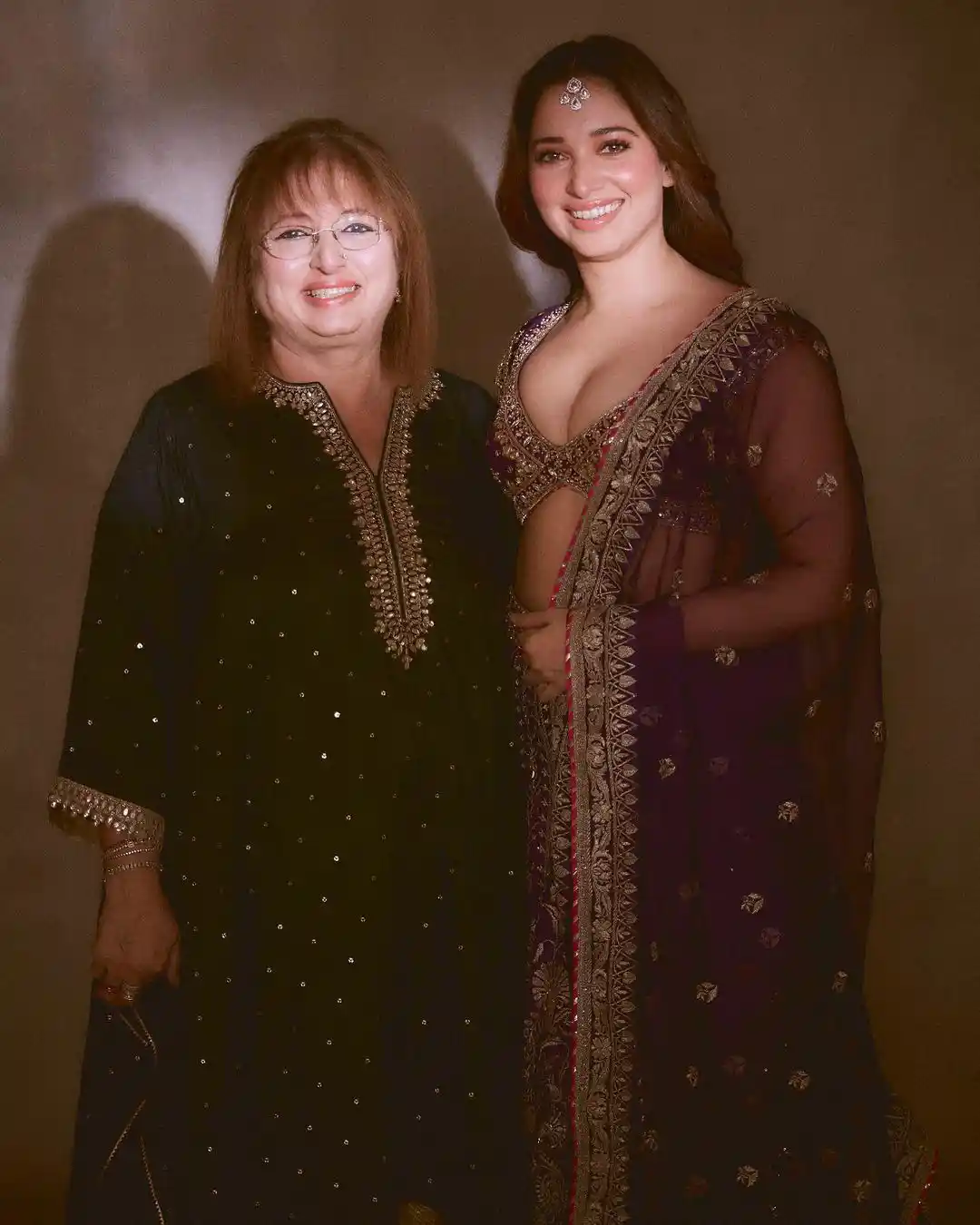 Tamannaah Bhatia Diwali Special Photo Shoot with Her Mom