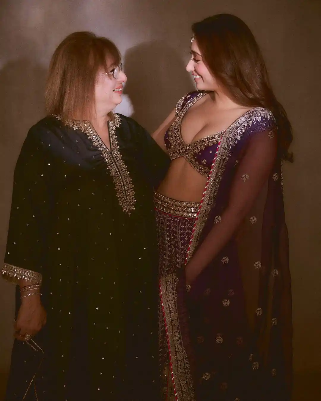 Tamannaah Bhatia Diwali Special Photo Shoot with Her Mom