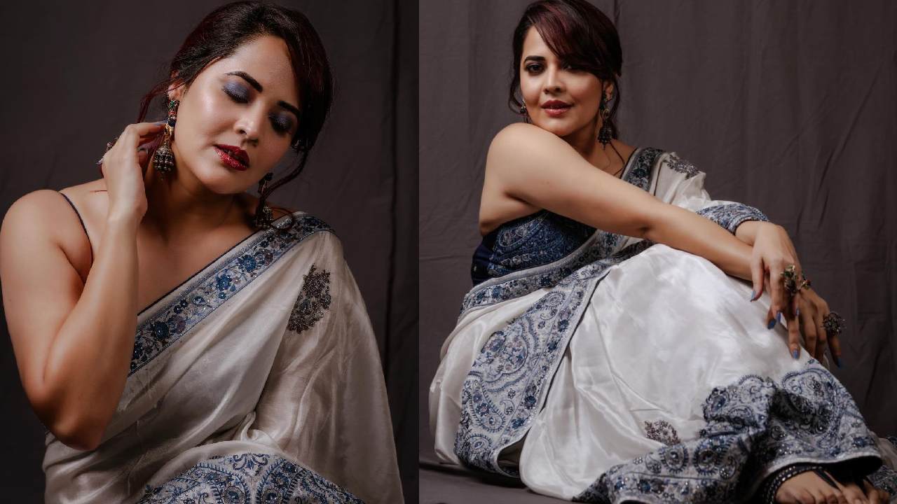 Anasuya Bharadwaj : చీరలో వయ్యారాలు పోతూ అనసూయ ఫోటోషూట్..