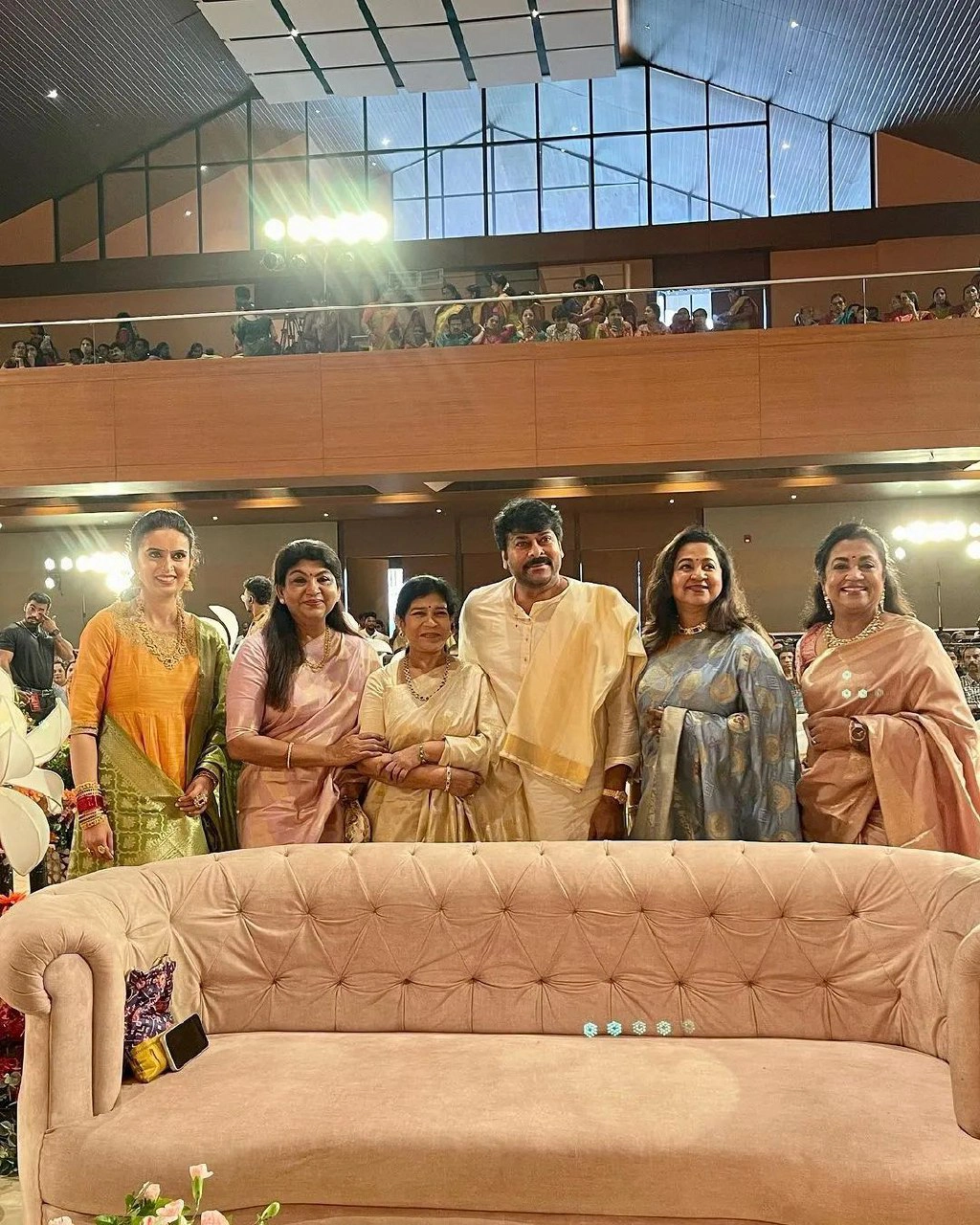 Tollywood Senior Actors at Radha Daughter Karthika Nair wedding photos