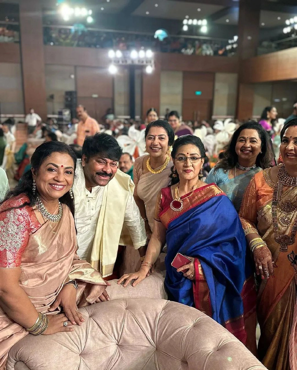 Tollywood Senior Actors at Radha Daughter Karthika Nair wedding photos