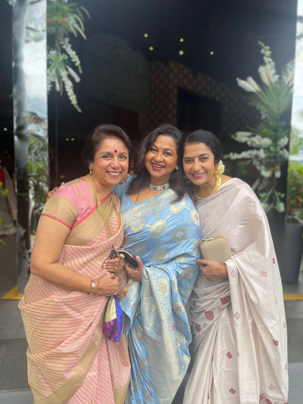 Tollywood Senior Actors at Radha Daughter Karthika Nair wedding photos