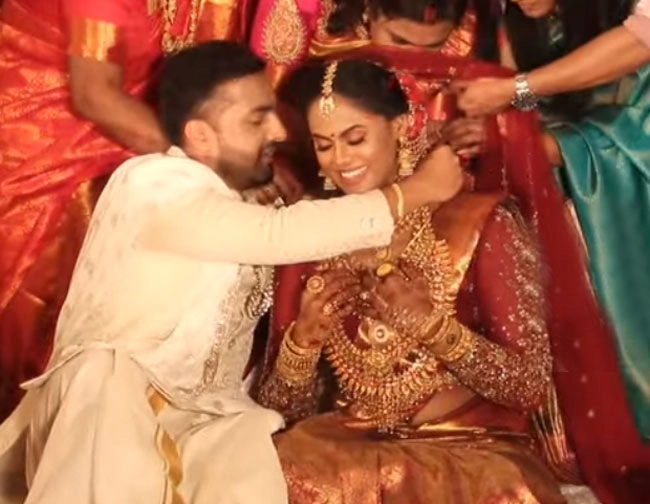 Tollywood Senior Actors at Radha Daughter Karthika Nair wedding photos