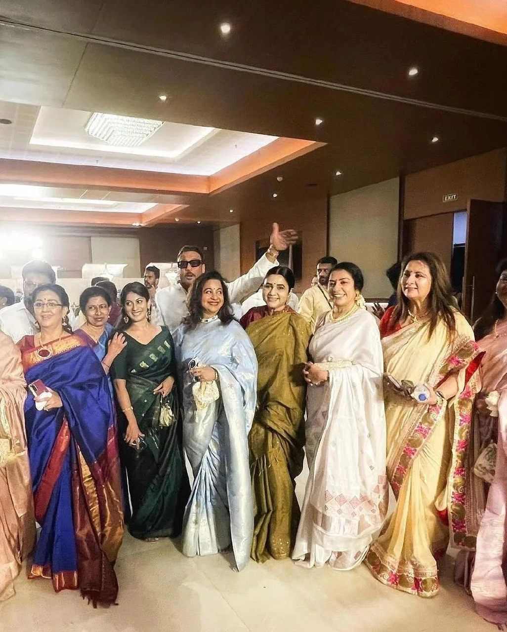 Tollywood Senior Actors at Radha Daughter Karthika Nair wedding photos