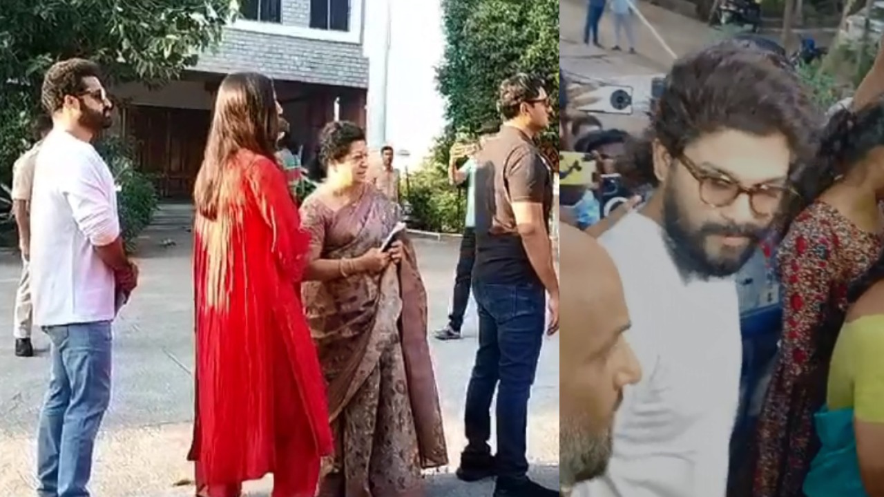 NTR – Allu Arjun : ఓటు హక్కు ఉపయోగించుకున్న ఎన్టీఆర్, అల్లు అర్జున్.. NTR – Allu Arjun : ఓటు హక్కు ఉపయోగించుకున్న ఎన్టీఆర్, అల్లు అర్జున్..