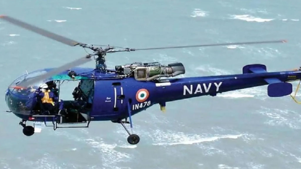 Indian Navy Chetak helicopter crashes at Kochi air station in Kerala