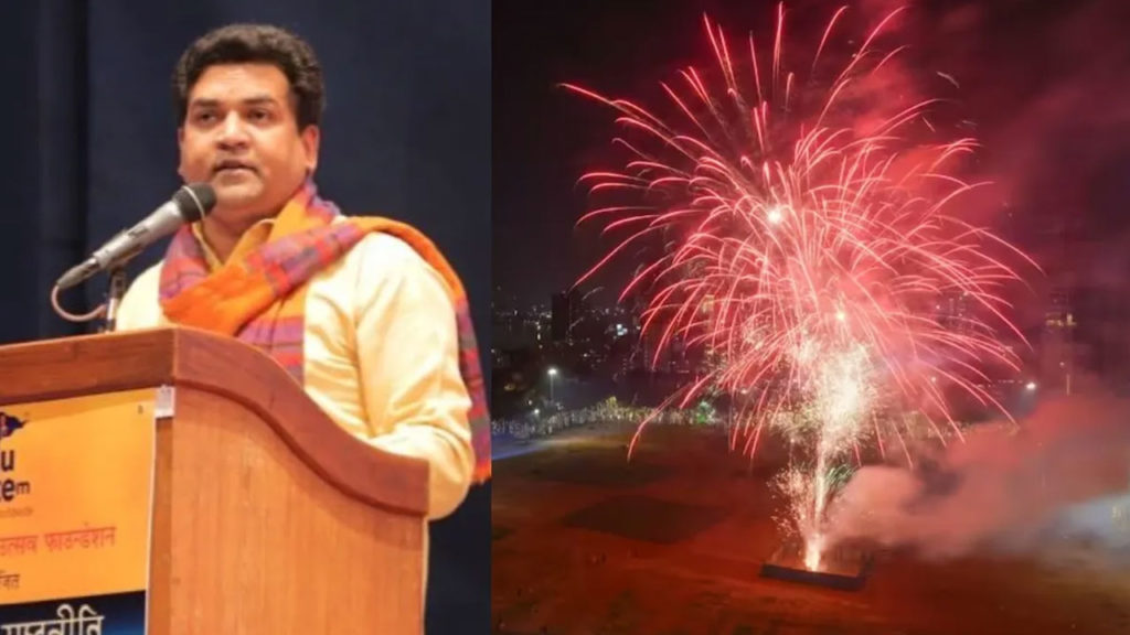 bjp leader kapil mishra cheers for delhi poeple breaks supreme court orders on diwali