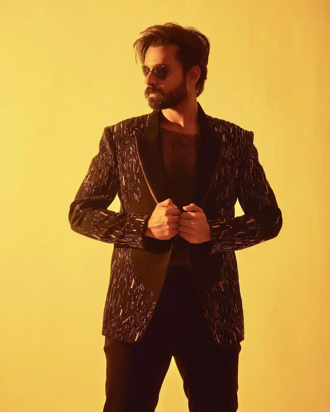 Vaishnav Tej Dashing Looks in Varun Lavanta Cocktail Party