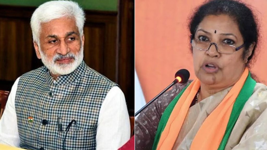 Vijayasai Reddy, Purandeswari