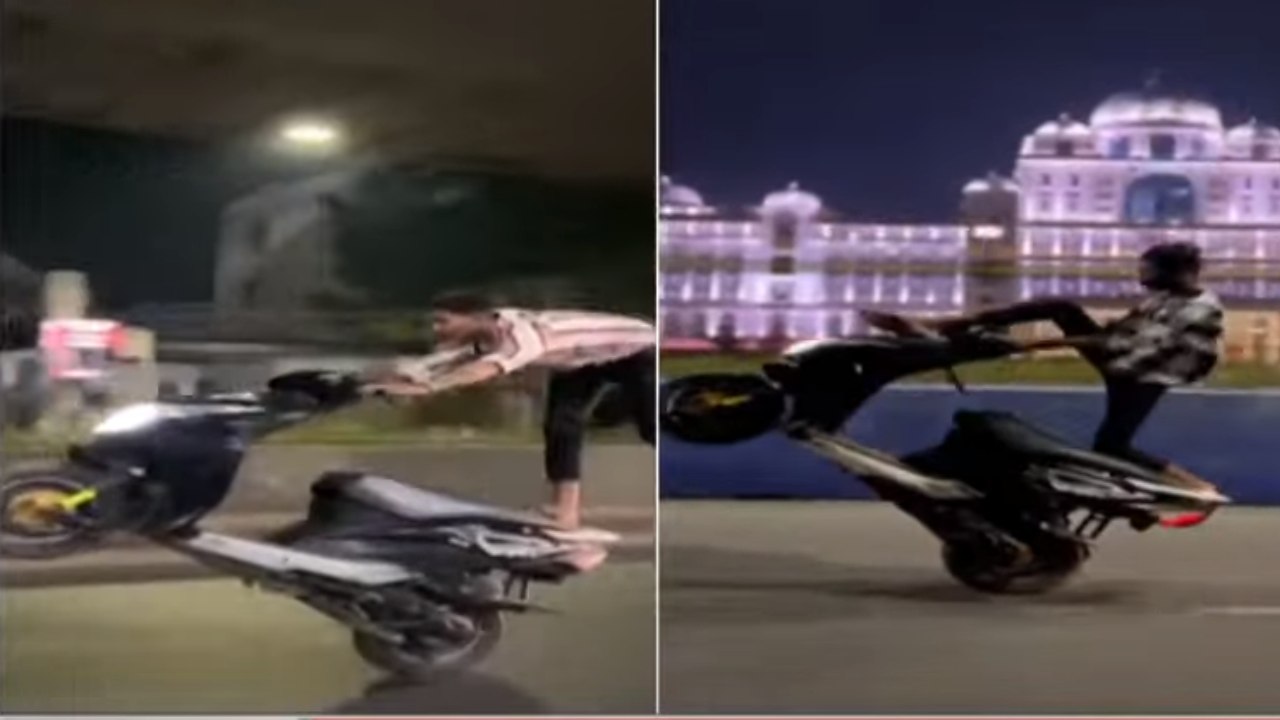Hyderabad : భయం లేదు, బాధ్యత లేదు.. రోడ్లపై బైక్ స్టంట్స్తో రెచ్చిపోతున్న ఆకతాయిలు Hyderabad : భయం లేదు, బాధ్యత లేదు.. రోడ్లపై బైక్ స్టంట్స్తో రెచ్చిపోతున్న ఆకతాయిలు