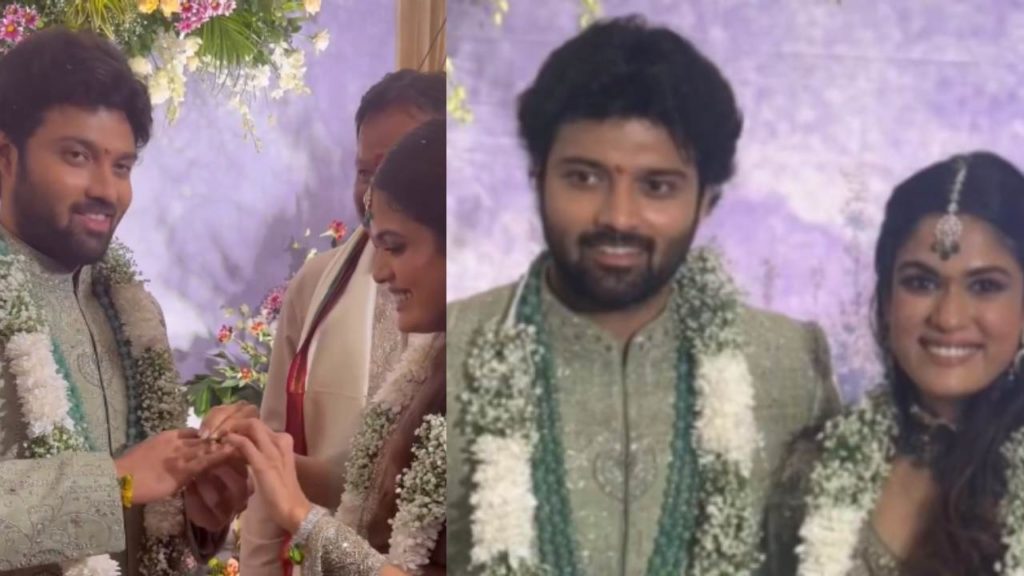 Dil Rajus Brother Son Young Hero Ashish Got Engaged with Advitha Reddy
