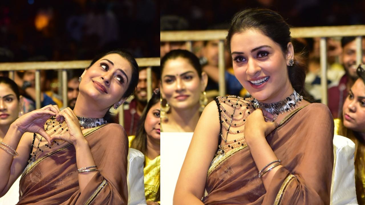 Payal Rajput : ‘మంగళవారం’ మూవీ ప్రీ రిలీజ్ ఈవెంట్లో.. చీరలో పాయల్ రాజ్‌పుత్ క్యూట్ ఫొటోలు..