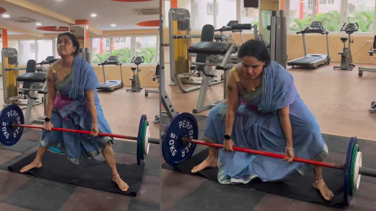 Pragathi : చీరలో ప్రగతి జిమ్ వీడియో చూశారా? 90 కిలోలు ఈజీగా మోసేస్తూ.. Pragathi : చీరలో ప్రగతి జిమ్ వీడియో చూశారా? 90 కిలోలు ఈజీగా మోసేస్తూ..
