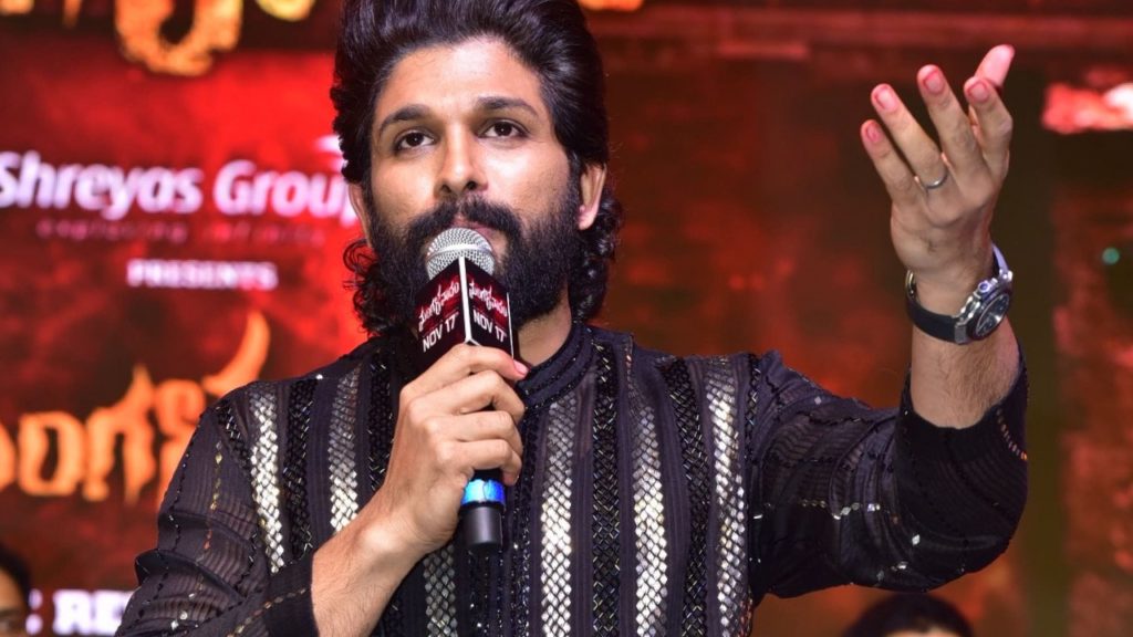 Allu Arjun reveal Pushpa 2 Movie Update in Mangalavaaram Movie Pre Release Event