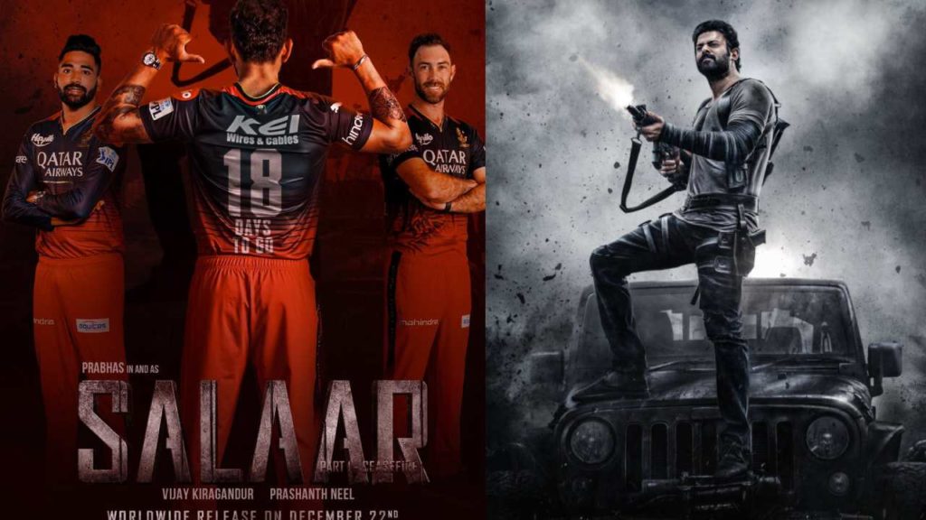RCB Team Promoting Prabhas Salaar Movie