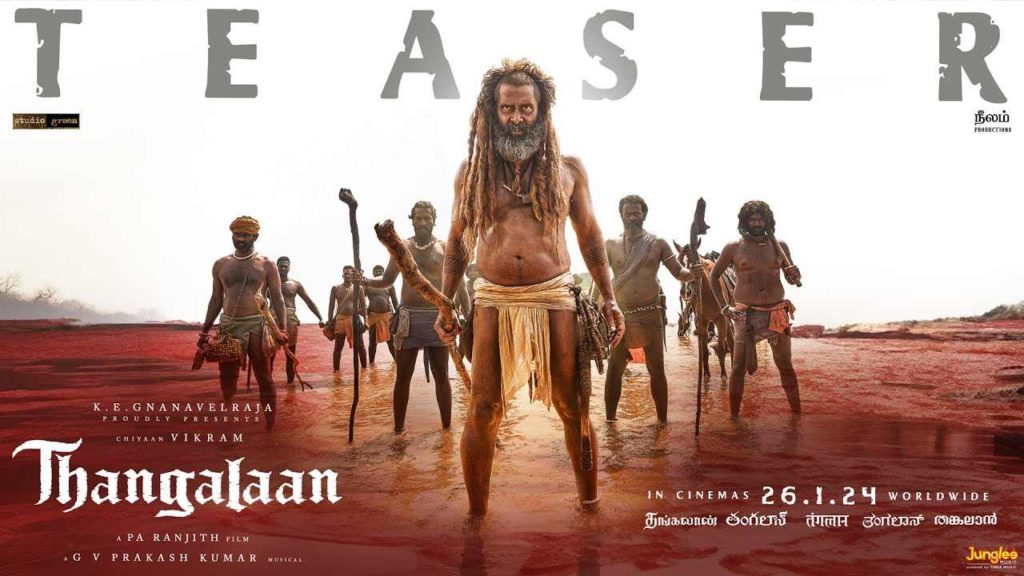 Vikram Thangalaan Movie Teaser Released