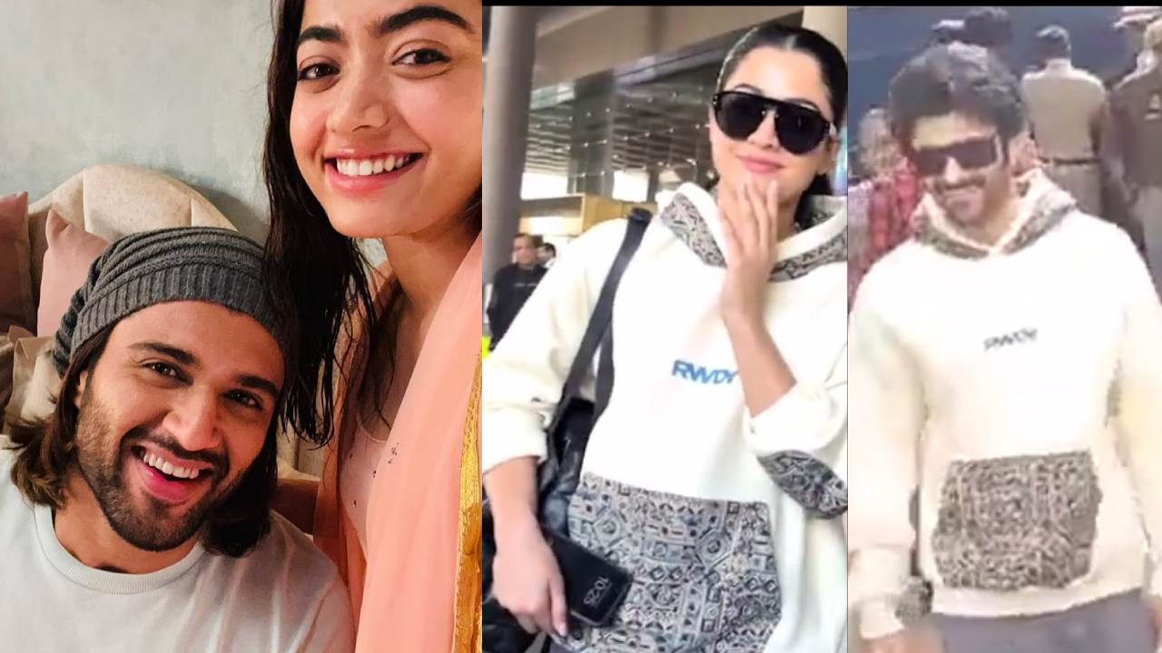 Vijay Devarakonda Rashmika : మళ్ళీ దొరికేసిన రష్మిక, విజయ్.. స్పెషల్ రౌడీ వేర్ ఒకే డ్రెస్తో విజయ్, రష్మిక.. Vijay Devarakonda Rashmika : మళ్ళీ దొరికేసిన రష్మిక, విజయ్.. స్పెషల్ రౌడీ వేర్ ఒకే డ్రెస్తో విజయ్, రష్మిక..