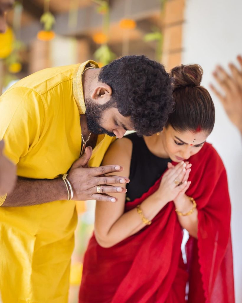 Nayanthara Vignesh Shivan Shares Photos in Traditional Looks 