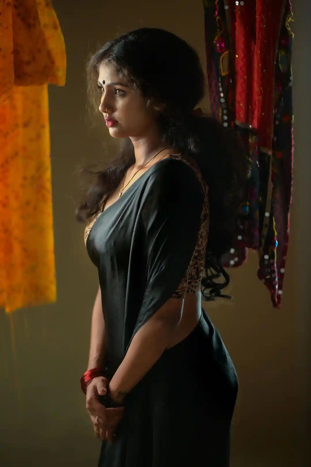 Aaradhya Devi Photo Shoot for RGV Saree Movie