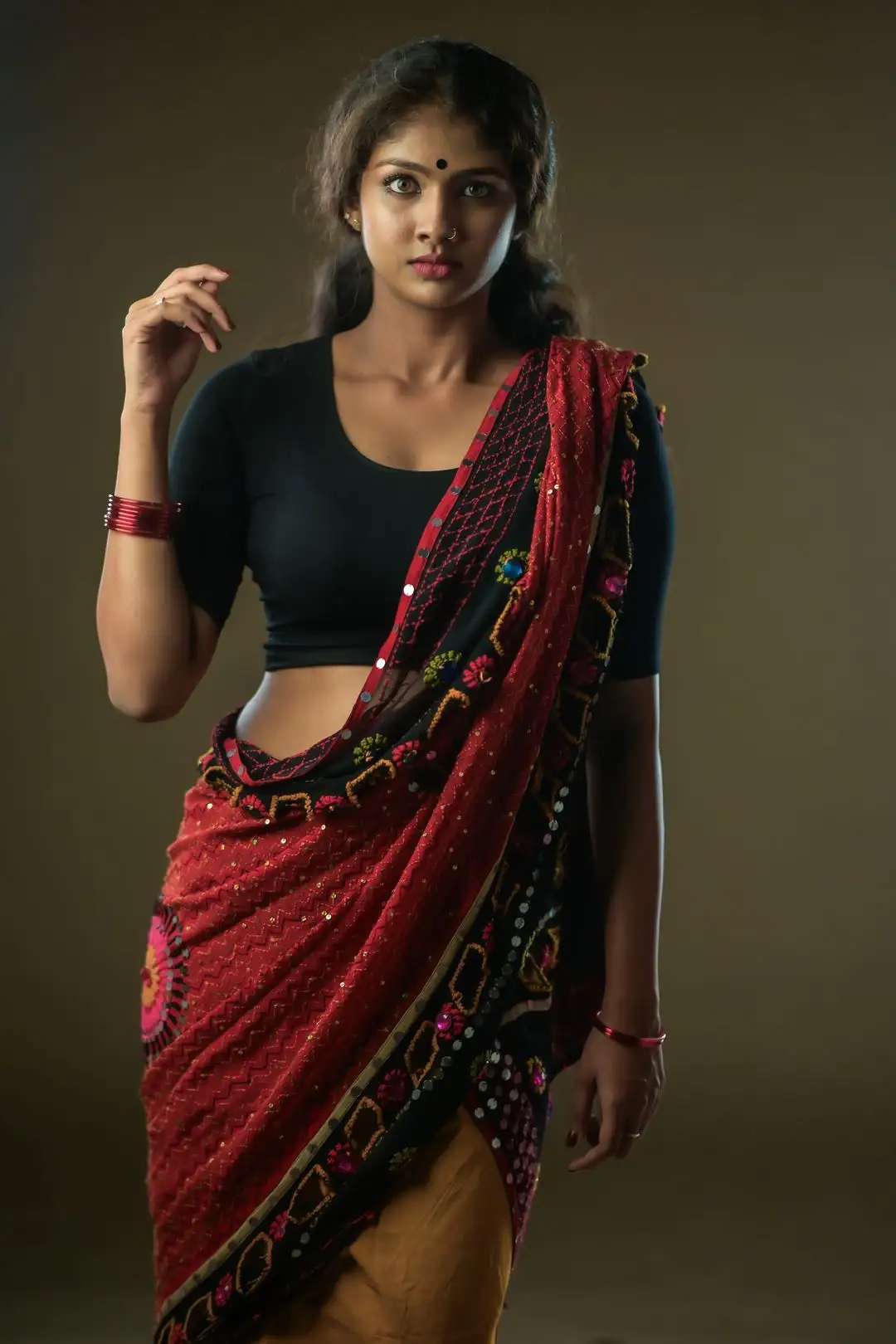 Aaradhya Devi Photo Shoot for RGV Saree Movie