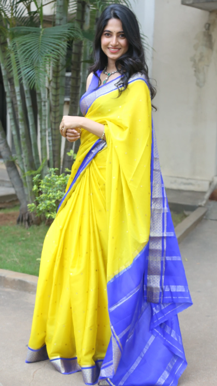 Dia Actress Kushee Ravi Saree Photos At Pindam Movie event