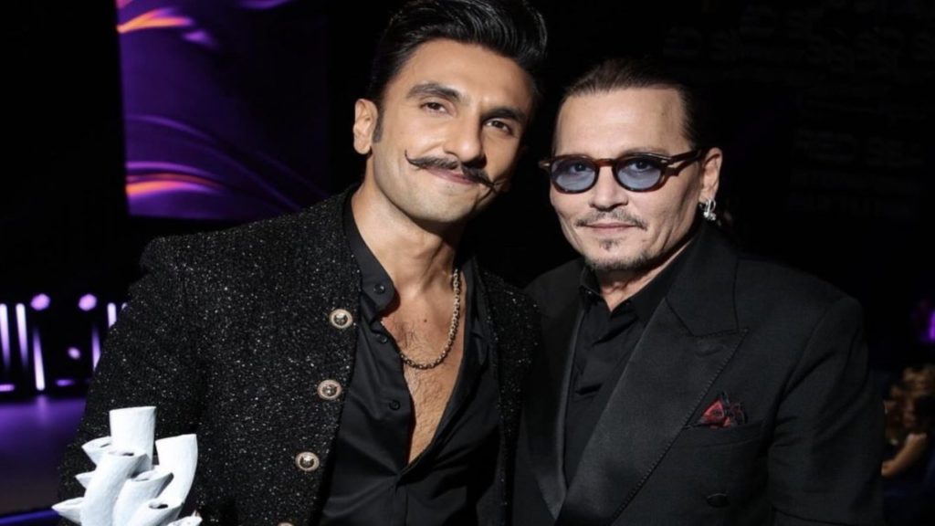Don 3 star Ranveer Singh with Johnny Depp photo gone viral