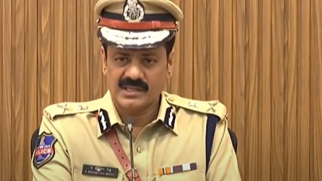 Hyderabad CP Kothakota Srinivas Reddy