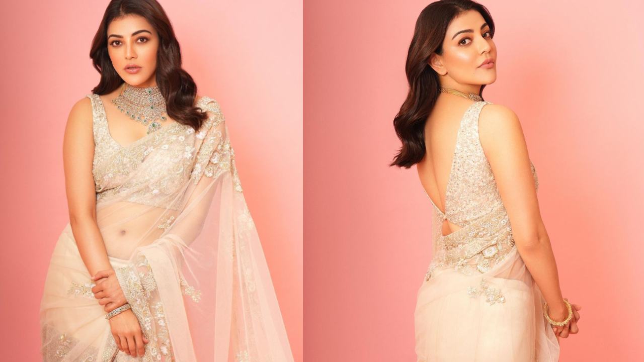 Kajal Aggarwal : ఇంత అందం ఏంటి చందమామ.. చీరలో కాజల్ సొగసులు..