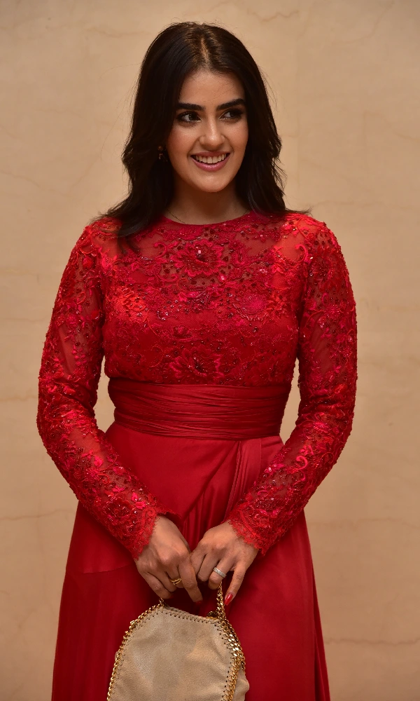 Kavya Thapar latest photos at Ravi Teja Eagle Trailer success Event