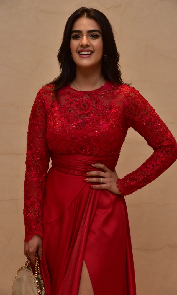 Kavya Thapar latest photos at Ravi Teja Eagle Trailer success Event