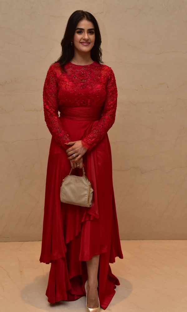 Kavya Thapar latest photos at Ravi Teja Eagle Trailer success Event