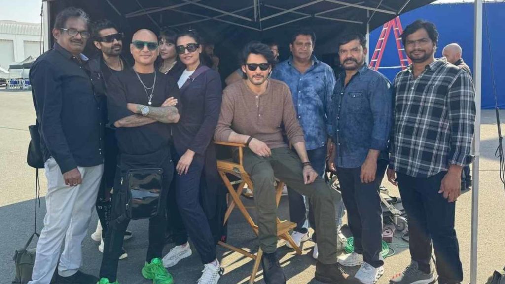 Mahesh Babu Shares his Team Photo from Ad Shoot Set in Dubai